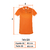 Imagen de Playera polo performance para hombre, naranja, EEG, Truper