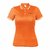 Playera polo performance para mujer, naranja, M, Truper