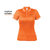 Playera polo performance para mujer, naranja, M, Truper - tienda en línea