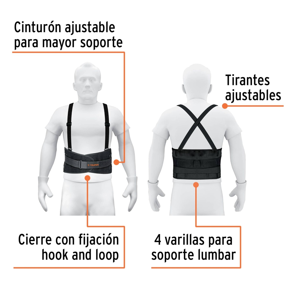 Cinturones de soporte de la espalda