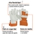 Guantes de piel de res y dorso de loneta, Truper en internet