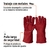 Guantes rojos para soldador, Truper - Konstru Tools ®