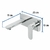 Monomando cromo de pared para lavabo, Foset Riviera - Konstru Tools ®