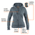 Sudadera gris para dama, talla G, Truper - Konstru Tools ®