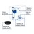 Jgo de reparación p/WC, c/válv ajuste y tornillos metálicos en internet