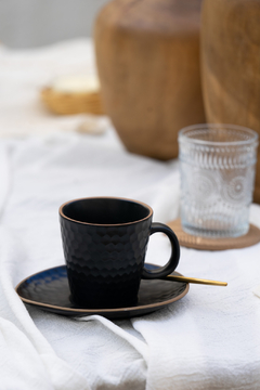 Set plato y taza Negra - comprar online