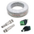 Kit Instalação 10 Câmeras Cftv Cabo Coaxial 50 Mts Conector