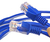 Cabo De Rede Rj45 1.5m Ethernet Patch Cord Cat5e Azul 10 Pçs - Ponto da Segurança | Eletrônica