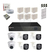 Kit Dvr 8 Canais+6 Cameras Full Hd - Completo