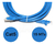 Cabo De Rede Rj45 15 Mts Ethernet Patch Cord Cat5 Azul