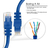 Imagem do Cabo De Rede Rj45 10 Mts Ethernet Patch Cord Cat5 Azul