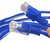 Cabo De Rede Rj45 3 Mts Ethernet Patch Cord Cat5 Azul 5 Pçs - Ponto da Segurança | Eletrônica
