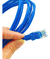 Cabo De Rede Rj45 1.5m Ethernet Patch Cord Cat5e Azul 10 Pçs na internet