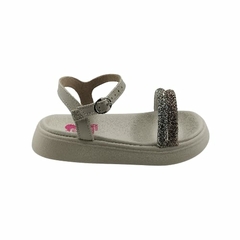 SANDALIA MOLEKINHA BABY FEM. CASUAL STRASS - Lú Calçados