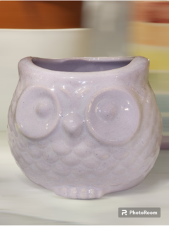 Maceta búho de ceramica chico - comprar online