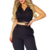 Conjunto Calça e Croped Lis - Preto - comprar online