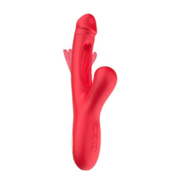 Vibrador com Dedilhar e Sugador