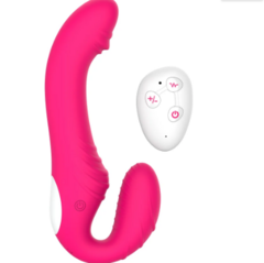 Vibrador Strapless Lésbicas ou Inversão - Controle Remoto