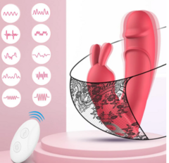 Vibrador Rabbit Penetrável com Controle Remoto - comprar online