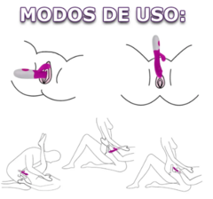 Vibrador com Estimulador de Clitóris - loja online