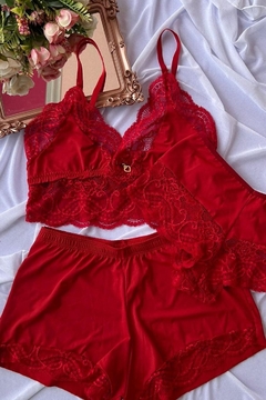 Baby Doll Gaby Vermelho - loja online