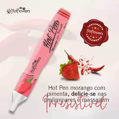 caneta morango com pimenta