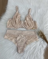 Conjunto Nude com aro