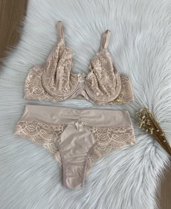 Conjunto Nude com aro