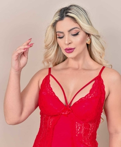 Camisola com bojo e calcinha GABY - Love Boutique Sensual