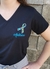 Camiseta Feminina Bordado Autismo