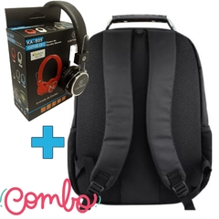 Mochila Executiva Reforçada Aço Notebook Swissland - Cor Preto + 1 Headphone - loja online