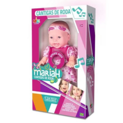 Boneca Mariah Cantigas de Roda - Milk Brinquedos