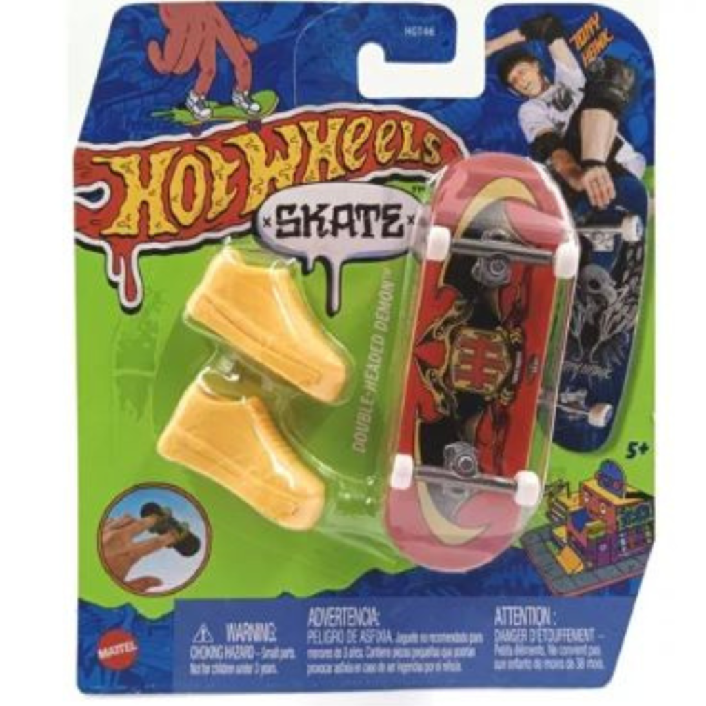 Skate de Dedo com Carrinho Hot Wheels - Tony Hawk - Mattel