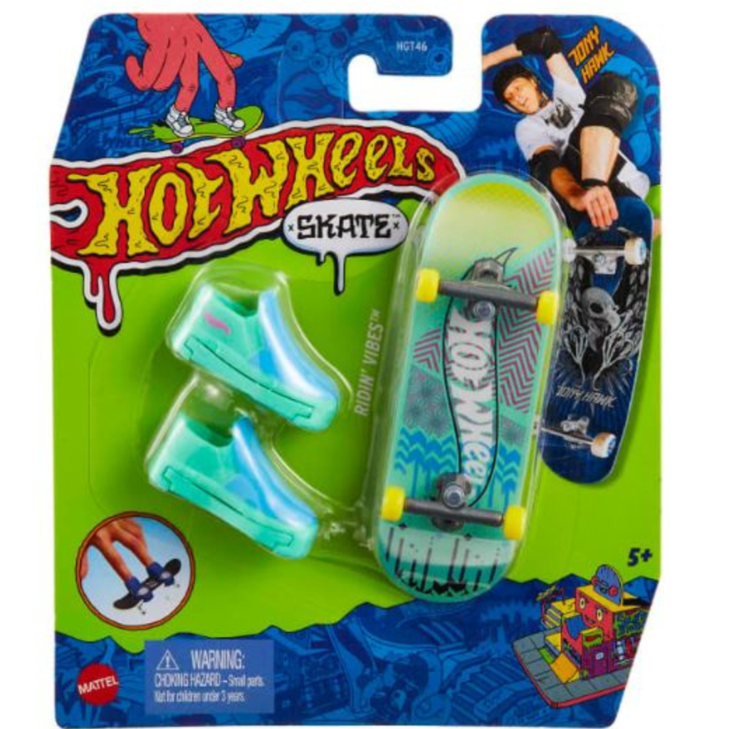 Hot Wheels Skate De Dedo Com Tênis Fingerboards - Mattel