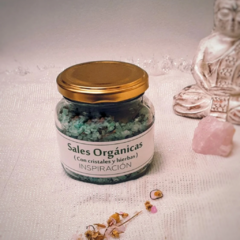 Sales de Baño Orgánicas con Hierbas y Cristales + Guía de Armonización y Meditación