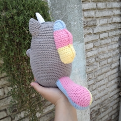 Gato Pusheen Unicornio - Rellenitos Amigurumis