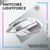 Mouse Logitech Gamer G G502X Plus sem fio Branco - comprar online