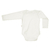 Body Manga Longa Liso Off-White - comprar online