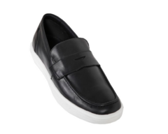 TÊNIS CASUAL SLIP ON GRAVATA COURO LEGÍTIMO LONDON