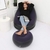 SILLON INFLABLE TIPO PUFF CON REPOSA PIES