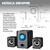 Bocina 2.1 Subwoofer 3.5mm Estéreo Bass Caja on internet