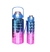 2 Botellas motivacionales Tornasol 2L y 900 ml