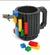 Taza de bloques de construcción tipo Lego