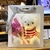 Image of Set de oso de peluche, luces y flor de regalo