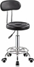 illa de Bar de Cocina con Respaldo, Asiento de Cuero de PU, mostrador Altamente Ajustable, Taburete Giratorio Alto, Silla de Bar de Restaurante para m - buy online