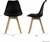 Juego de 4 Sillas Eames Acojinadas Frankfurt, Elegantes Sillas para Comedor, Oficina, Escritorio, Muebles para Recamara y Muebles para Sala, Set de 4 - (copia) on internet