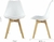 Juego de 4 Sillas Eames Acojinadas Frankfurt, Elegantes Sillas para Comedor, Oficina, Escritorio, Muebles para Recamara y Muebles para Sala, Set de 4 - (copia) - (copia) on internet