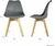 Juego de 4 Sillas Eames Acojinadas Frankfurt, Elegantes Sillas para Comedor, Oficina, Escritorio, Muebles para Recamara y Muebles para Sala, Set de 4 - (copia) - (copia) - (copia) on internet