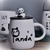 Taza tapa de panda 3D y cuchara - buy online