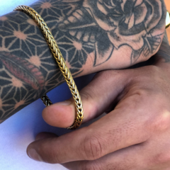 PULSEIRA PERUANA (5MM) BANHADA A OURO 18K na internet